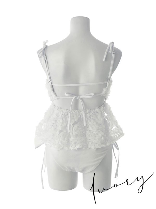 画像34: 【ビキニ】【水着】立体フラワービキニ 2点セット [FB01]【予約 / 6月上旬発送予定】 (34)