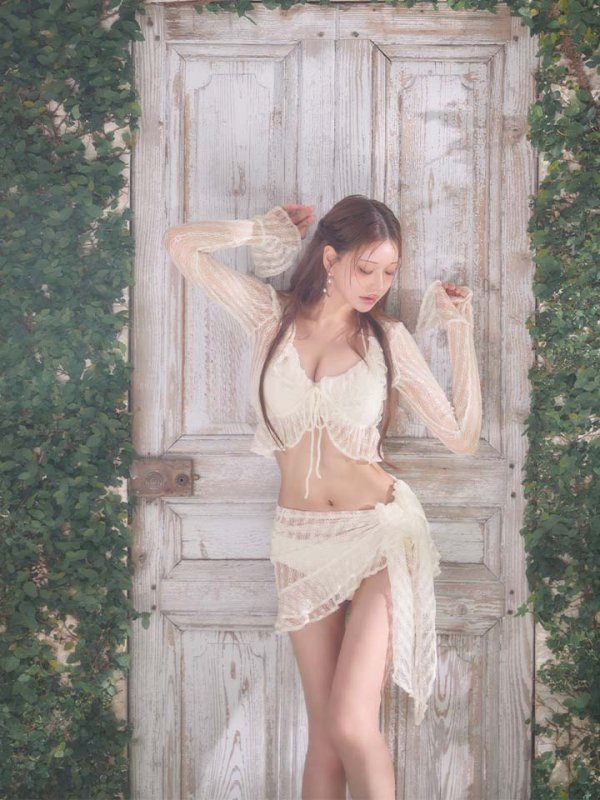 画像8: 【即日発送!】【ビキニ】【水着】Solle echo swimwear 4点セット[FB01] (8)