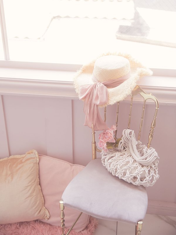 画像11: 【即日発送】【水着小物：帽子】カラーリボンストローハット[YMT] (11)