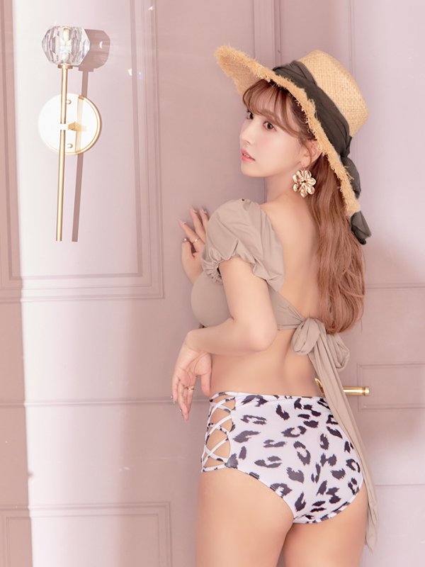 画像5: 【即日発送】【水着小物：帽子】カラーリボンストローハット[YMT] (5)