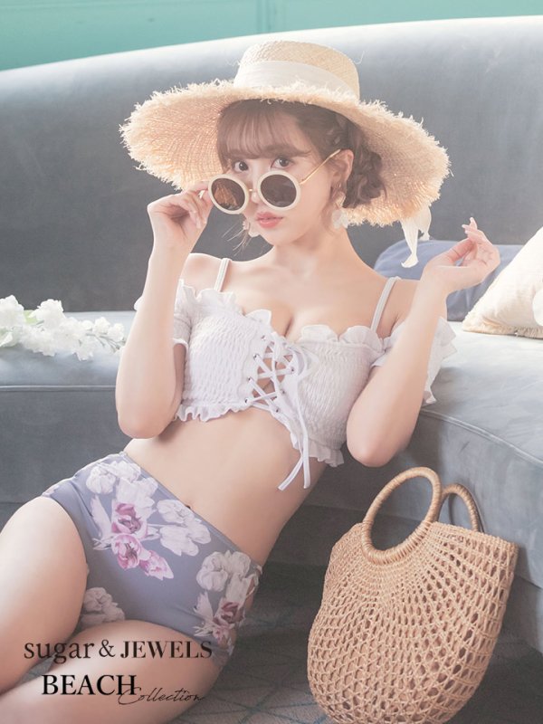 画像3: 【即日発送】【水着小物：帽子】麦わら帽子 / ハット / 帽子 / リボン [YMT] (3)