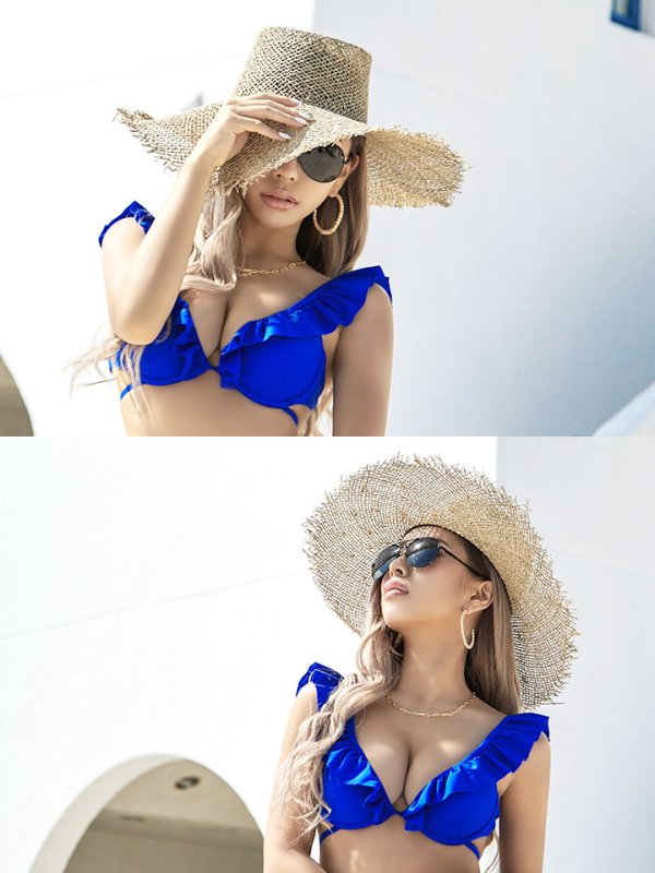 画像4: 【即日発送】【水着小物：帽子】麦わら帽子 / ハット / 帽子 [YMT] (4)