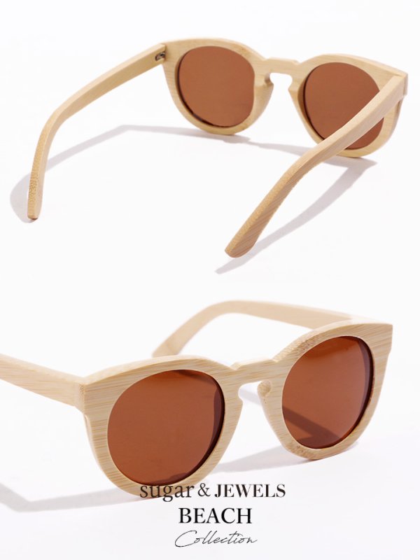 画像4: 【即日発送】【水着小物：サングラス】ウッドサングラス[HC03] (4)