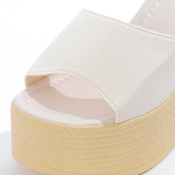 画像11: 【即日発送】【水着小物：ビーチサンダル】シンプルウェッジサンダル[YMT] (11)