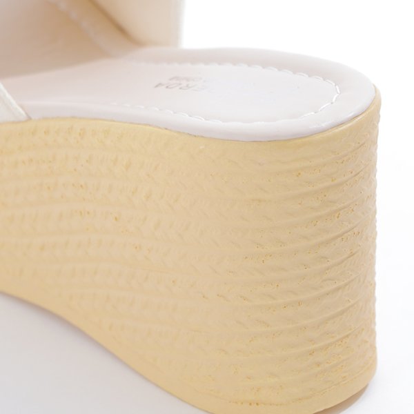 画像13: 【即日発送】【水着小物：ビーチサンダル】シンプルウェッジサンダル[YMT] (13)