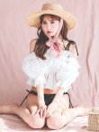 画像11: 【予約商品/6月下旬発送予定】【ビキニ】【水着】ショルダー紐シンプルビキニ 2点セット（MG-K018）[YMT] (11)