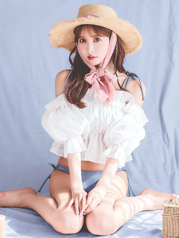 画像42: 【即日発送】【ビキニ】【水着】ショルダー紐シンプルビキニ 2点セット（MG-K018）[YMT] (42)