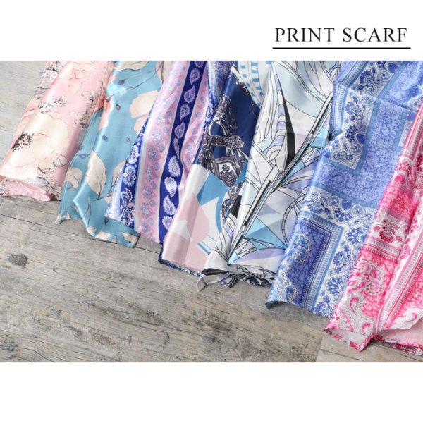 画像4: 【即日発送】【スカーフ】プリントスカーフ[YMT] (4)