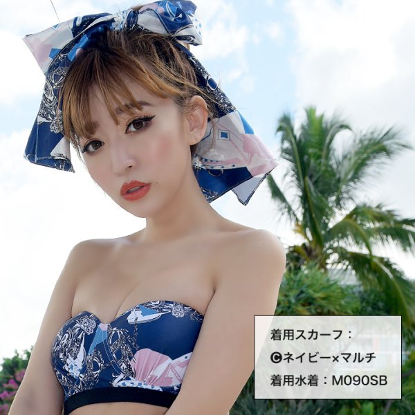 画像6: 【即日発送】【スカーフ】プリントスカーフ[YMT] (6)