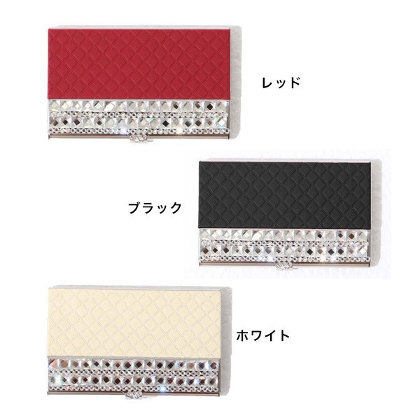 画像2: 【雑貨：名刺入れ】【名刺入れ/3カラー】カラーキルティング名刺ケース[OF03-U] (2)