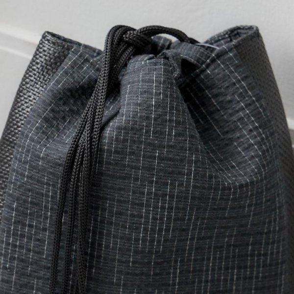 画像3: 【即日発送】【浴衣小物/メンズバッグ】絣模様信玄袋【1カラー】[OF04] (3)