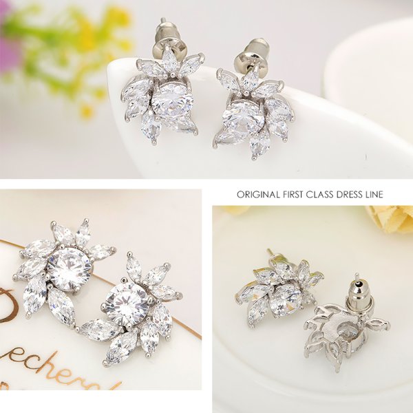 画像8: 【アクセサリー：ネックレス】【Angel R/エンジェルアール】ラグジュアリーストーンネックレス&ピアスセット【OF02C-U】 (8)