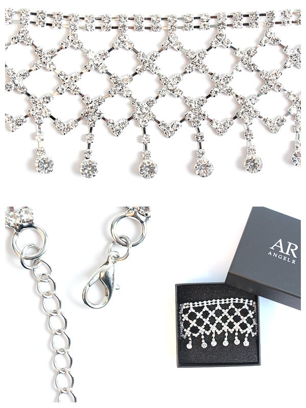 画像3: 【アクセサリー:ネックレス】【Angel R/エンジェルアール】デザインストーンチョーカーネックレス【OF02】 (3)