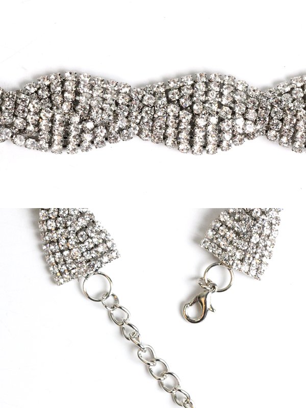 画像3: 【アクセサリー:ネックレス】【Angel R/エンジェルアール】サークルビジュークロスデザインネックレス (3)