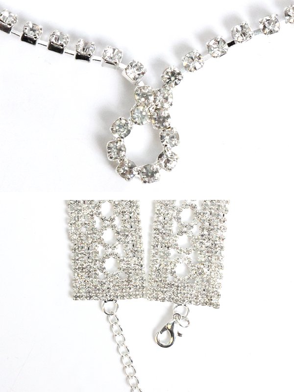 画像4: 【アクセサリー:ネックレス】【Angel R/エンジェルアール】ボリュームチョーカーダブルチェーンネックレス【OF02】 (4)