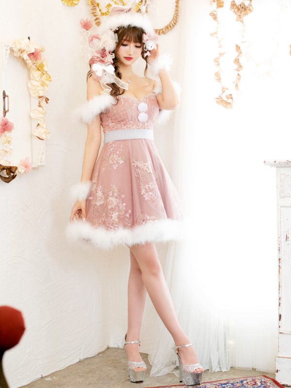 画像6: 【ノベルティ対象】SALE!桜咲乃愛ちゃんコラボ☆ピンクフェアリーフレアサンタ【sugar nine サンタコス 7点セット】【S-Mサイズ/1カラー】[YMT] (6)