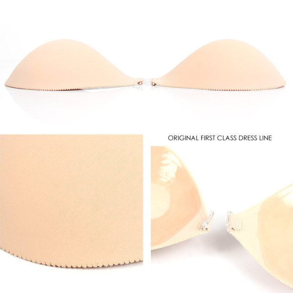 画像3: 再入荷!【AngelR/エンジェルアール】【A-Dサイズ/2カラー】シームレスクロースヌードブラ[OF08-U] (3)