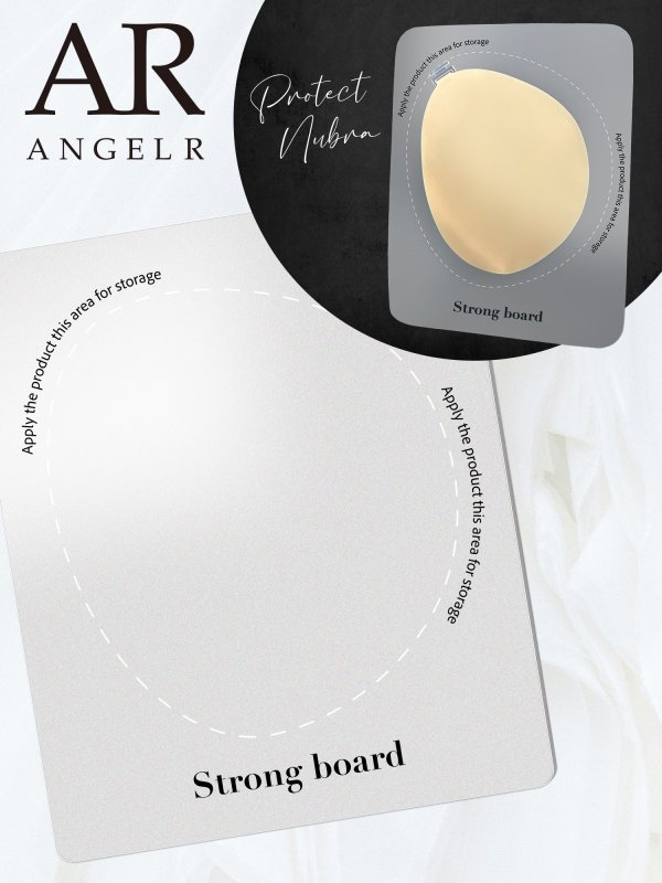 画像1: 【AngelR/エンジェルアール】【1カラー】 シリコンブラ/ ヌードブラ/ 保護シート[OF08-U] (1)