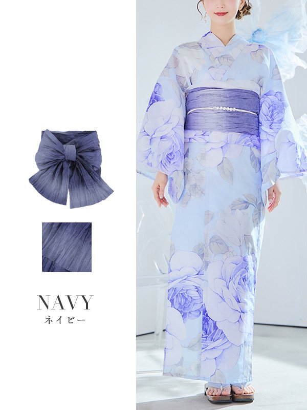 画像9: 【即日発送】【浴衣帯】グラデーション/しわ帯単品 / しわ帯 / シワ帯 / 浴衣帯 / 兵児帯[OF01] (9)