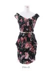 画像12: SALE!【高級ドレスanが特別価格!】花柄フリルレースドレス/透け/胸元隠し/ミニドレス/キャバドレス【S-Mサイズ/3カラー】[HC02-U] 【AOC】 (12)