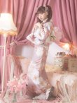 画像9: 【即日発送】【浴衣】大人スウィートフラワー 薔薇 ローズ 浴衣  【浴衣３点セット 浴衣/帯/下駄】OBI-hira-100-ok-15-WxW / HIMO-900-yn-8-P / HEKO-800-sb-4-P / GETA-02-ok-5-P [YMT] (9)