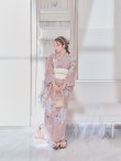 画像9: 大人スウィート/くすみピンク椿浴衣  OBI-siwa-200-kj-13-OW / HIMO-900-yn-8-P / YA-1079-kj-5-W / HEKO-800-sb-5-W / GETA-02-ok-5-P[YMT] (9)