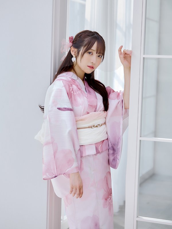 画像8: 【即日発送！】sweetチェリーブロッサム浴衣  【浴衣３点セット 浴衣/帯/下駄】[YMT] (8)