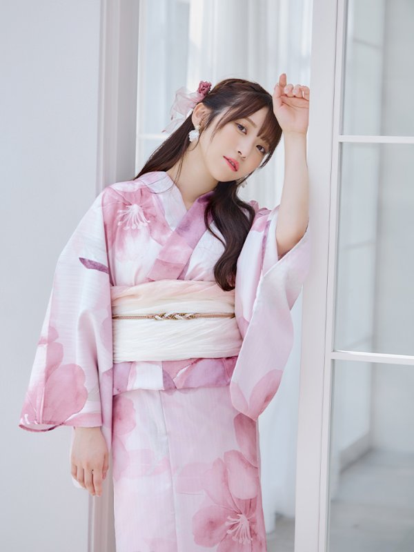 画像9: 【即日発送！】sweetチェリーブロッサム浴衣  【浴衣３点セット 浴衣/帯/下駄】[YMT] (9)