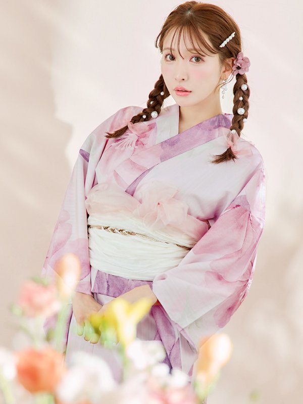 画像13: 【即日発送！】sweetチェリーブロッサム浴衣  【浴衣３点セット 浴衣/帯/下駄】[YMT] (13)