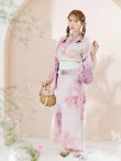 画像14: 【即日発送！】sweetチェリーブロッサム浴衣  【浴衣３点セット 浴衣/帯/下駄】OBI-siwa-200-kj-13-OW / HIMO-900-yn-8-P / HEKO-800-sb-4-P / YA-943-kj-BAKEDP /YA-935-wk-P / GETA-01-kj-7-P/  [YMT] (14)