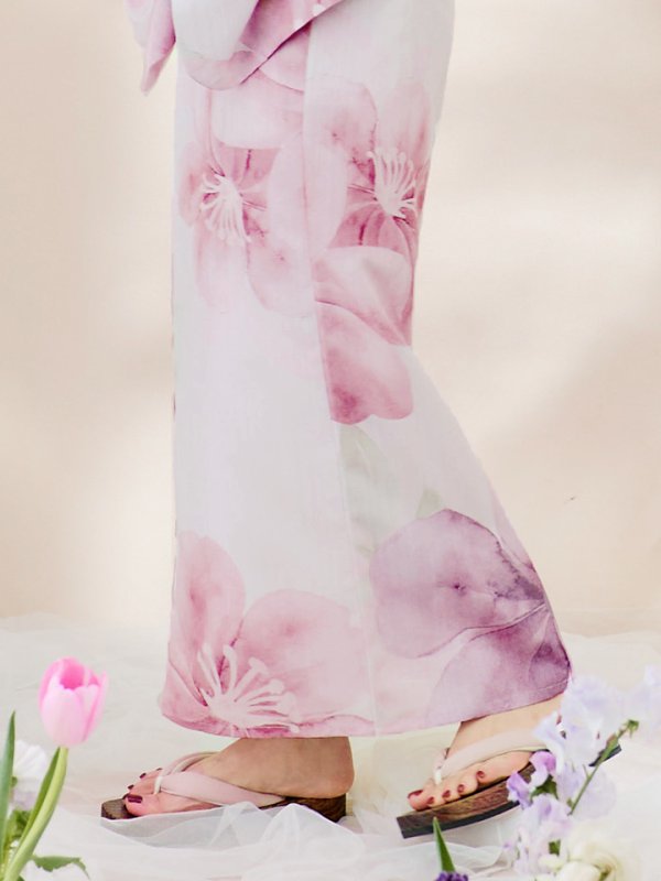 画像18: 【即日発送！】sweetチェリーブロッサム浴衣  【浴衣３点セット 浴衣/帯/下駄】[YMT] (18)