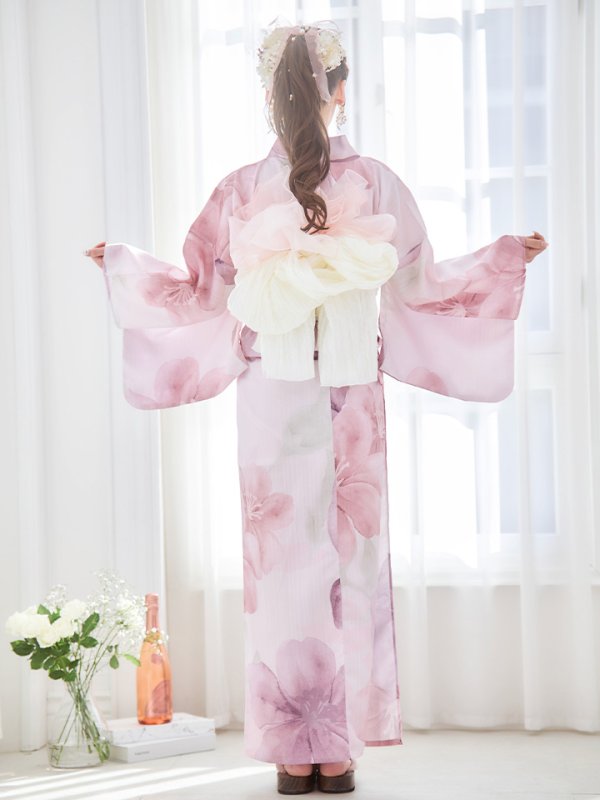 画像23: 【即日発送】sweetチェリーブロッサム浴衣  【浴衣３点セット 浴衣/帯/下駄】[YMT] (23)