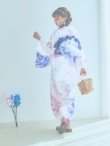 画像11: 【即日発送】ホワイト×ピオニー浴衣  【浴衣３点セット 浴衣/帯/下駄】OBI-g-500-kj-10-BL / HIMO-900-yn-5-IV / HEKO-800-sb-5-W / YA-1079-kj-6-W / GETA-01-kj-3-IV[YMT] (11)