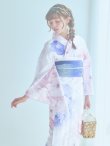 画像13: 【即日発送】ホワイト×ピオニー浴衣  【浴衣３点セット 浴衣/帯/下駄】OBI-g-500-kj-10-BL / HIMO-900-yn-5-IV / HEKO-800-sb-5-W / YA-1079-kj-6-W / GETA-01-kj-3-IV[YMT] (13)