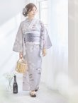 画像13: 【即日発送】アイシーリリーフラワー浴衣 OBI-g-500-kj-8-GY / HIMO-900-yn-4-GYxGY / HEKO-800-sb-5-W / YA-953-kn-BL / YA-001-am-W / GETA-01-kj-3-IV  [YMT] (13)