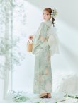 画像21: 【即日発送】アイシーミントフラワー浴衣 OBI-siwa-200-kj-13-OW / HIMO-900-yn-5-IV / HEKO-800-sb-5-W / YA-1082-kj-MI / GETA-01-kj-4-MI /  [YMT] (21)