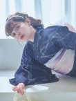 画像15: 【即日発送！】ネイビー夜空浴衣  【浴衣３点セット 浴衣/帯/下駄】[YMT] (15)