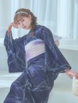 画像8: 【即日発送！】ネイビー夜空浴衣  【浴衣３点セット 浴衣/帯/下駄】[YMT] (8)