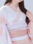 画像18: 【即日発送】ニュアンスピンクフラワー浴衣  【浴衣３点セット 浴衣/帯/下駄】OBI-siwa-200-kj-8-P / HIMO-903-kj-W / HEKO-800-sb-4-P / YA-74-kn-LP / YA-1081-kj-IV / GETA-01-kj-7-P [YMT] (18)