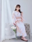 画像6: 【即日発送】ニュアンスピンクフラワー浴衣  【浴衣３点セット 浴衣/帯/下駄】OBI-siwa-200-kj-8-P / HIMO-903-kj-W / HEKO-800-sb-4-P / YA-74-kn-LP / YA-1081-kj-IV / GETA-01-kj-7-P [YMT] (6)