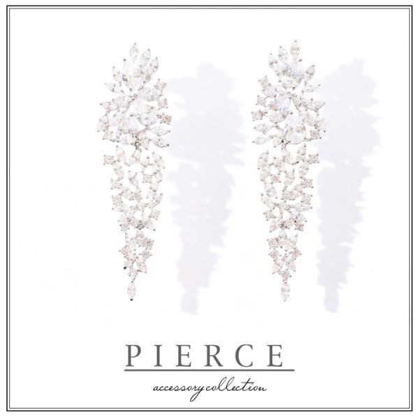 画像1: 【アクセサリー:ピアス】【Angel R】ストーン/シルバー/ピアス シルバー【OF02C-U】 (1)