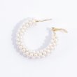 画像3: 【アクセサリー：ピアス】パールフープピアス【1サイズ/1カラー】[OF02] (3)