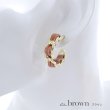 画像6: 【アクセサリー：ピアス】【水着小物：アクセサリー】ゴールドチェーンフープピアス[OF02] (6)