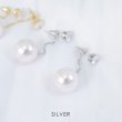 画像3: ビッグパールチェーンピアス【アクセサリー：ピアス】【Fサイズ/2カラー】[OF02]  (3)
