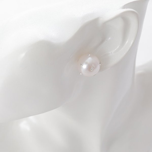 画像4: 【アクセサリー：ピアス】大粒パールピアス【Fサイズ/1カラー】[OF02] (4)