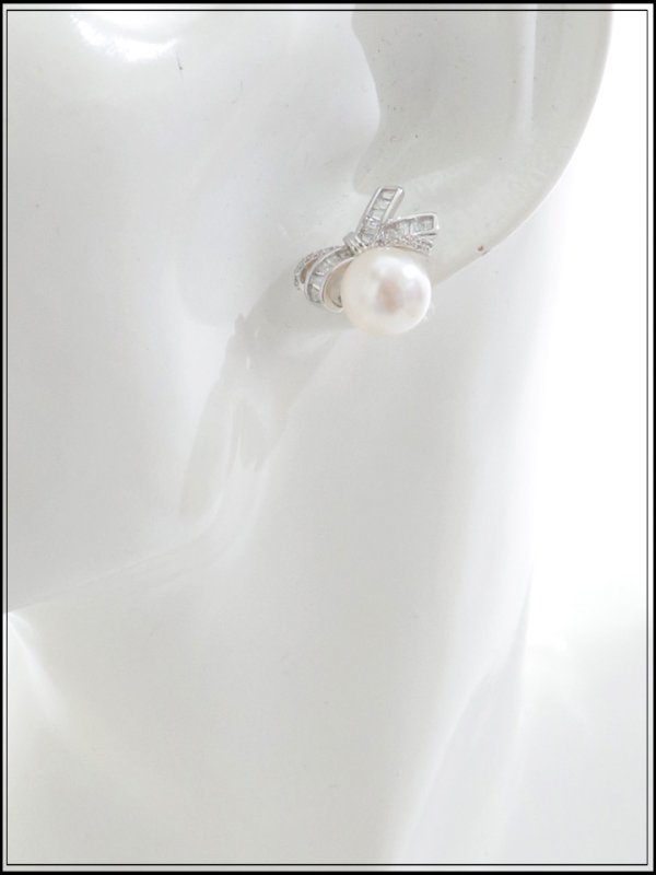 画像3: 【アクセサリー：ピアス】タイデザインパールピアス【Fサイズ/1カラー】[OF02] (3)