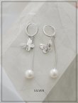 画像3: 【ピアス】バタフライパールロングピアス【Fサイズ/1カラー】[OF08] (3)