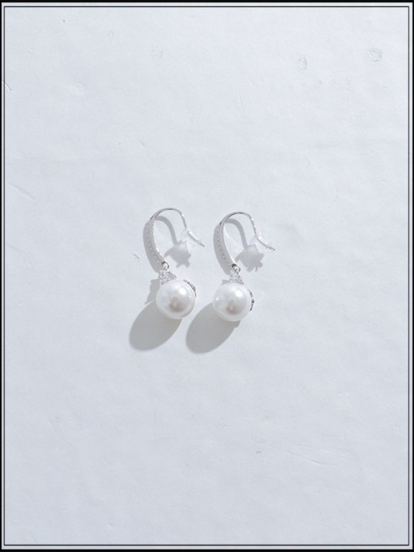 画像3: 【ピアス】フックパールピアス【Fサイズ/1カラー】[OF02]　【YN】 (3)