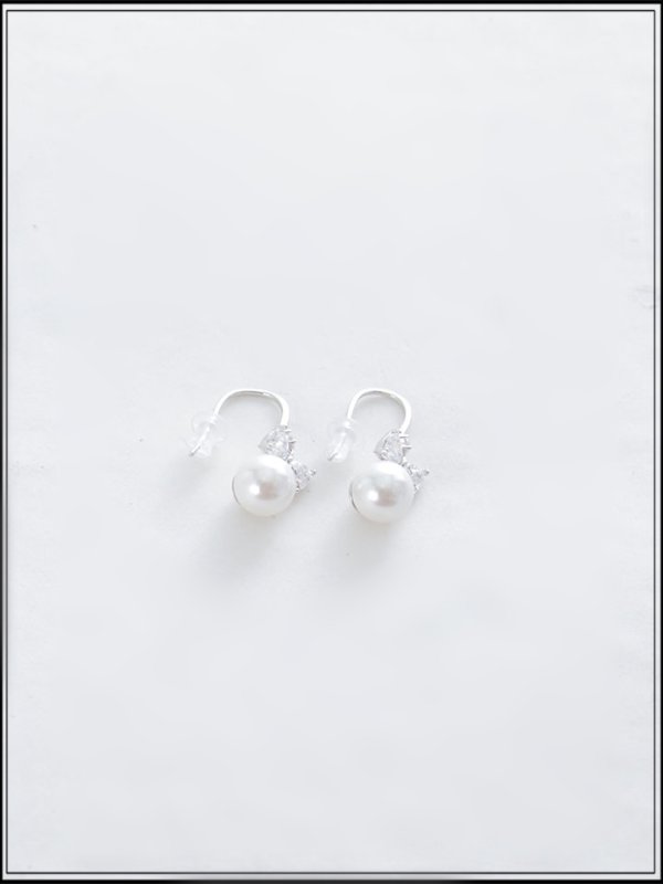 画像3: 【ピアス】パールビジューピアス【1カラー】[OF02] (3)