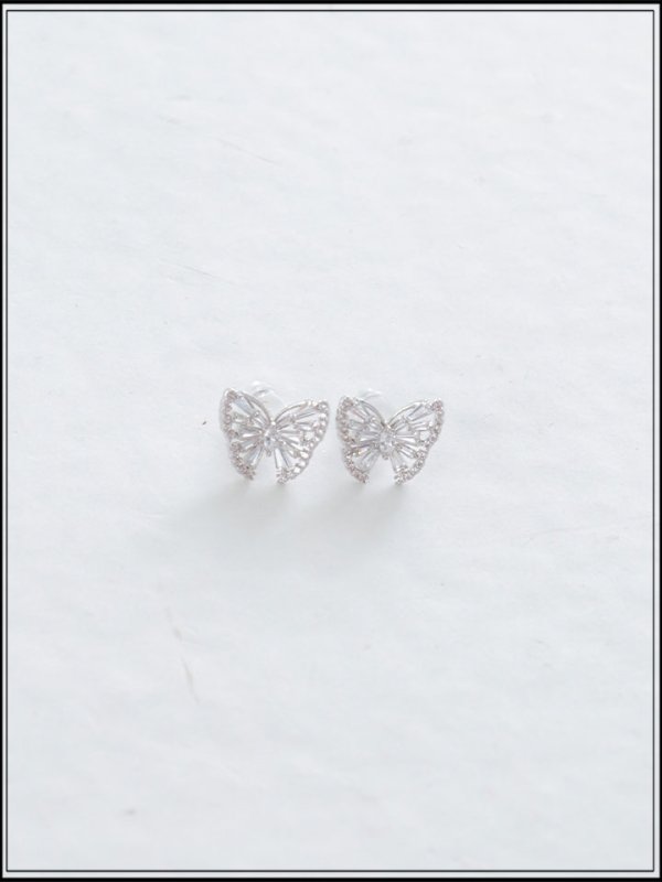 画像3: 【ピアス】バタフライビジューピアス【1カラー】[OF02]  (3)